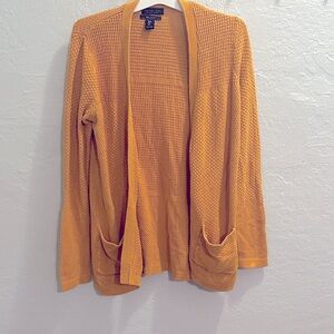 Rachel Zoe Mustard Knit Cardigan - Size M